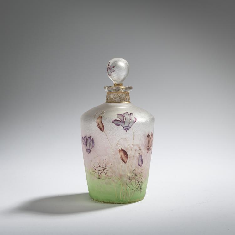 Hauptbild zu Objekt, 'Tulipes' flacon, c. 1901, Daum Fr&egrave;res, Nancy, 168A 47