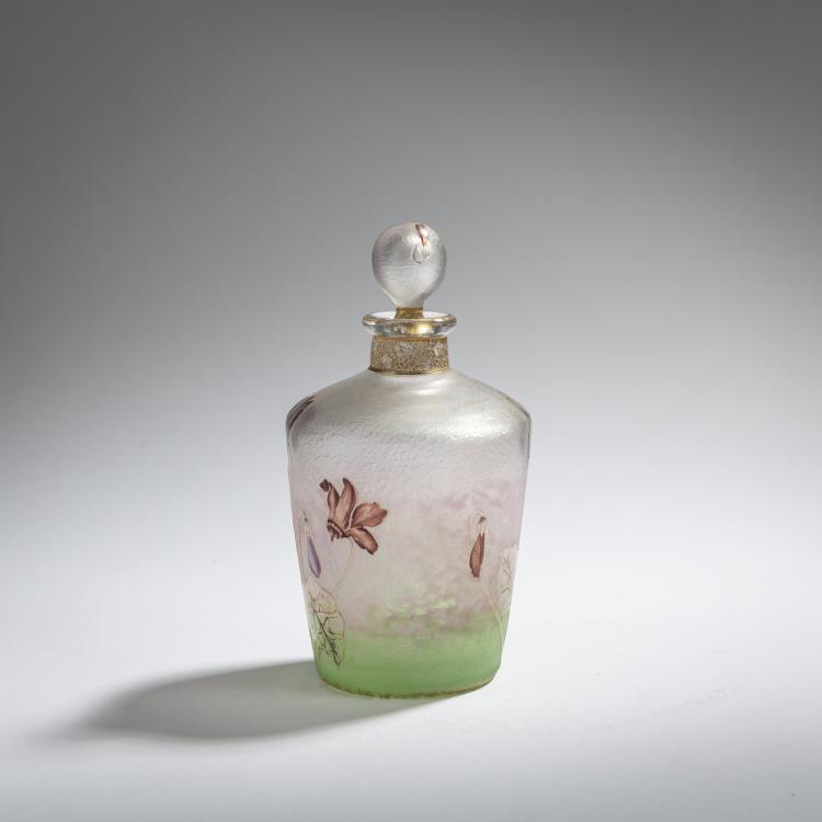 Bild 1 zu Objekt, 'Tulipes' flacon, c. 1901, Daum Fr&egrave;res, Nancy, 168A 47