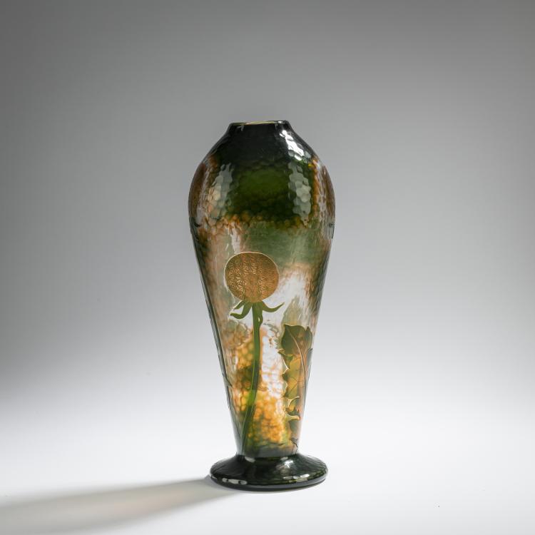 Bild 1 zu Objekt, Vase 'Pissenlit' - 'Chandelle', 1898-1900, Daum Fr&egrave;res, Nancy, 168A 37