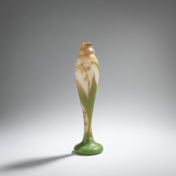 Bild 1 zu Objekt, Vase 'Muguet', c. 1900, Daum Fr&egrave;res, Nancy, 168A 48