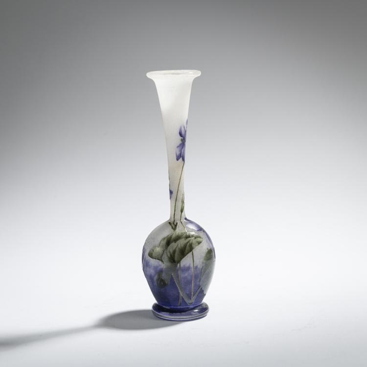 Bild 2 zu Objekt, Vase 'Violettes', c. 1910, Daum Fr&egrave;res, Nancy, 168A 68