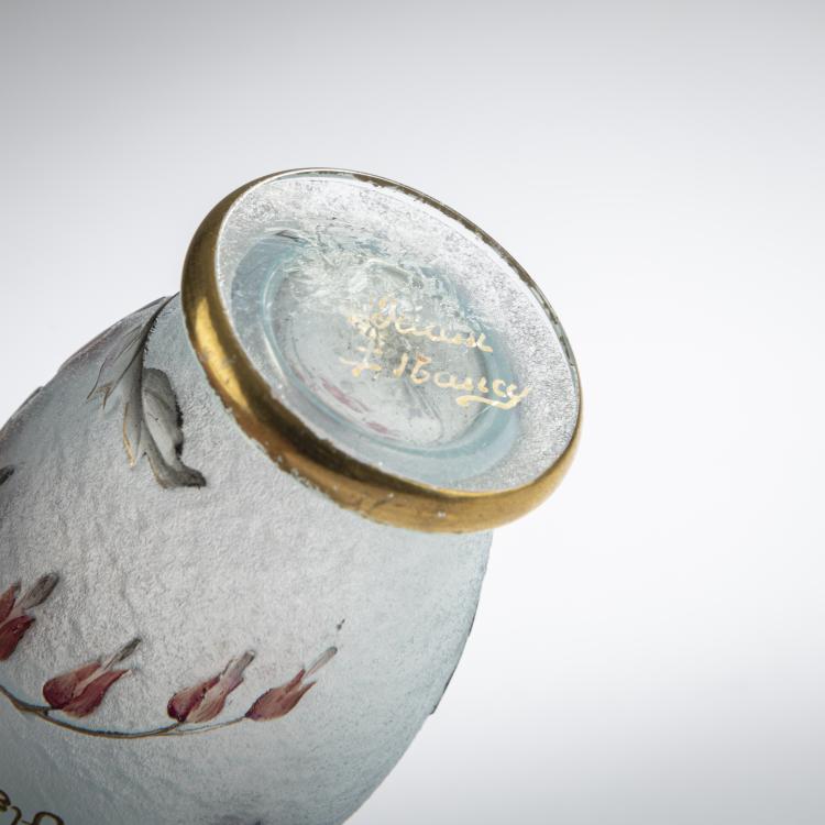 Bild 2 zu Objekt, Miniature vase 'Coeur de Jeanette', c. 1910, Daum Fr&egrave;res, Nancy, 168A 69
