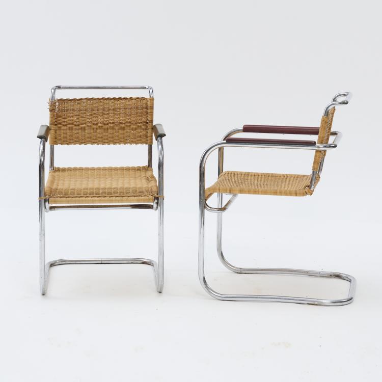 Bild 6 zu Objekt, Six 'SS 32' cantilever chairs, c. 1930, Anton Lorenz, Desta, Berlin, 169A 15