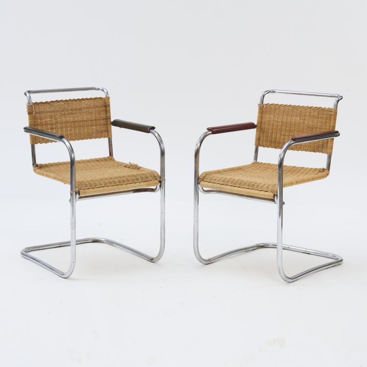 Bild 7 zu Objekt, Six 'SS 32' cantilever chairs, c. 1930, Anton Lorenz, Desta, Berlin, 169A 15
