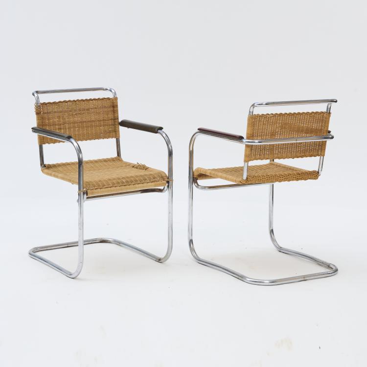 Bild 8 zu Objekt, Six 'SS 32' cantilever chairs, c. 1930, Anton Lorenz, Desta, Berlin, 169A 15