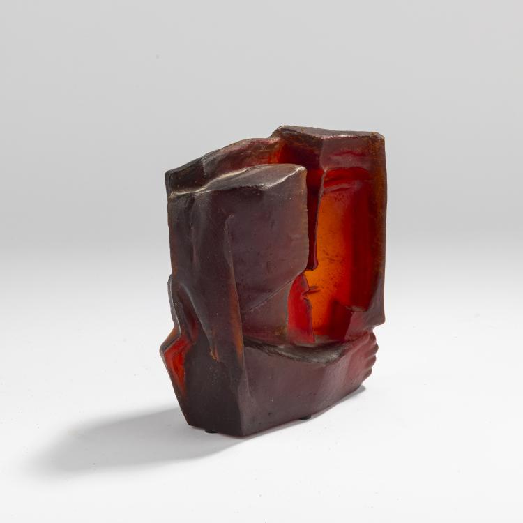 Bild 1 zu Objekt, 'The Kiss' glass object, 1958-60, Stanislav Libensk&yacute;,Jaroslava Brychtov&aacute;, Glaswerke Železn&yacute; Brod, Železn&yacute; Brod, 169A 64