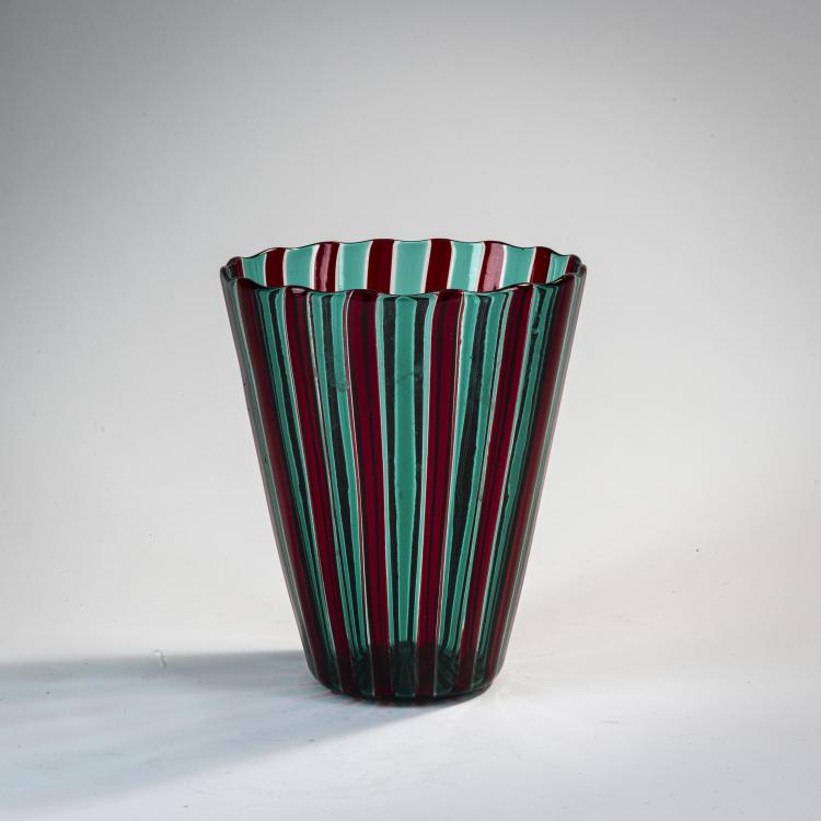Bild 1 zu Objekt, Vase 'A canne', um 1946/47, Gio Ponti, Venini & C., Murano, 170C 540