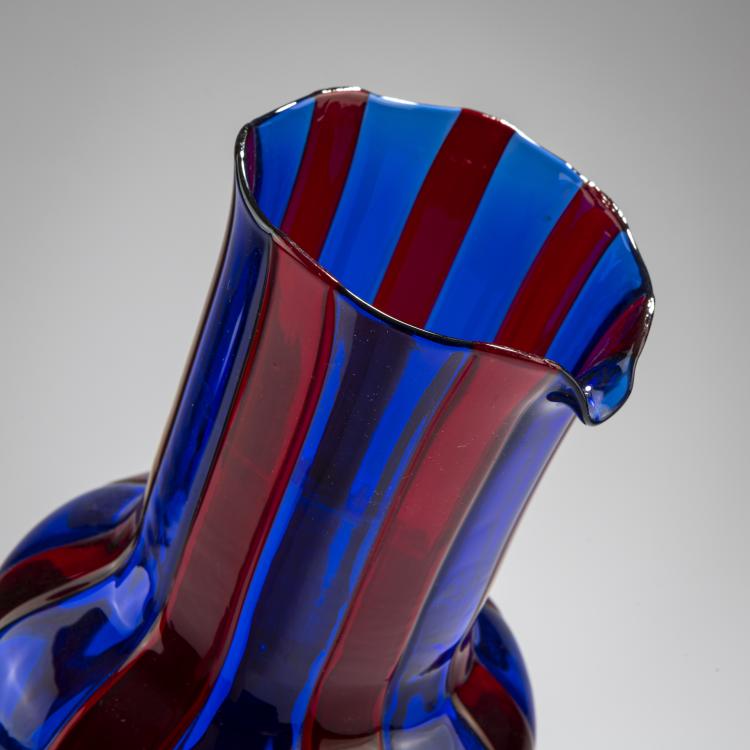Bild 2 zu Objekt, 'A fasce verticale' carafe, c. 1951, Fulvio Bianconi, Venini & C., Murano, 170C 558