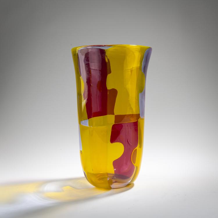 Bild 2 zu Objekt, 'Puzzle' vase, c. 1960, Pollio Perelda, Toso, Fratelli, Murano, 170C 710