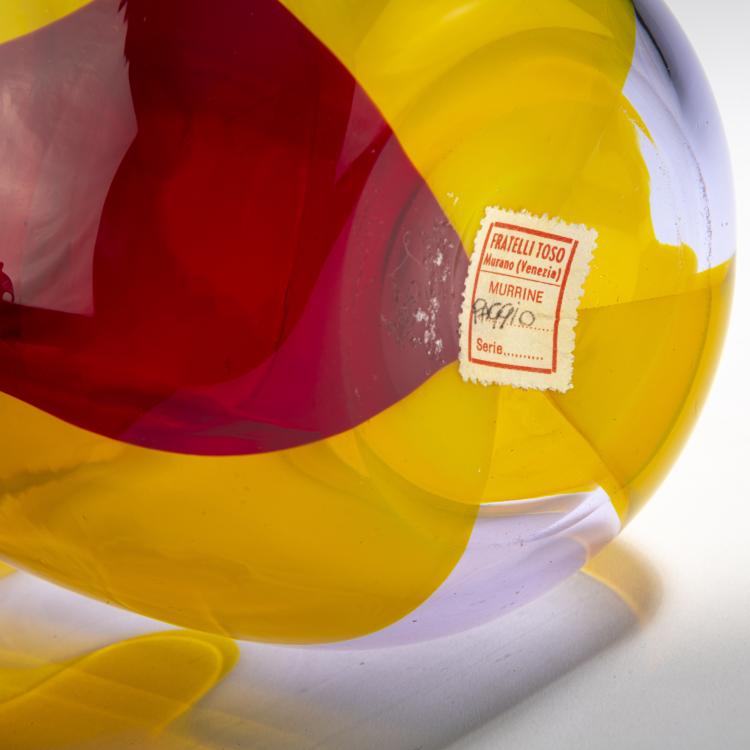 Bild 5 zu Objekt, 'Puzzle' vase, c. 1960, Pollio Perelda, Toso, Fratelli, Murano, 170C 710