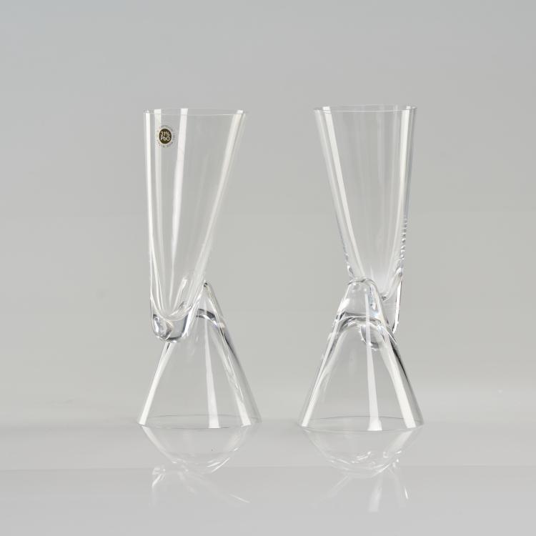 Bild 1 zu Objekt, Two 'Paro' glasses, 1983, Achille Castiglioni, Danese, Mailand, 169B 366
