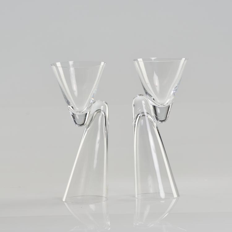 Bild 2 zu Objekt, Two 'Paro' glasses, 1983, Achille Castiglioni, Danese, Mailand, 169B 366