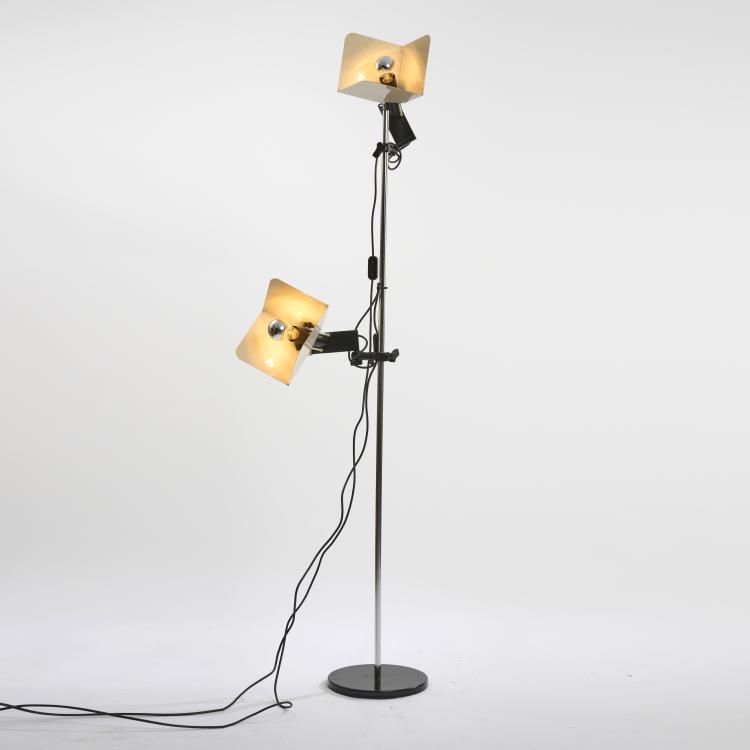 Hauptbild zu Objekt, 'Triedro' floor lamp, 1971, Joe Colombo, Stilnovo, Mailand, 169B 309
