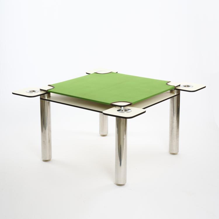 Bild 2 zu Objekt, 'Poker table', 1967, Joe Colombo, Zanotta, Nova Milanese, 169B 263
