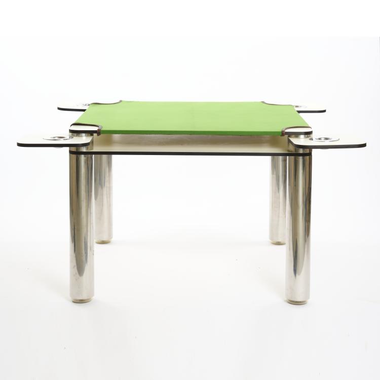 Bild 4 zu Objekt, 'Poker table', 1967, Joe Colombo, Zanotta, Nova Milanese, 169B 263