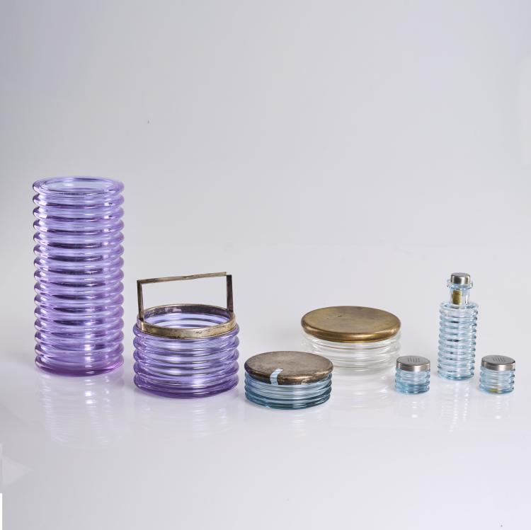 Bild 6 zu Objekt, Seven glass objects from the 'Onda' series, 1970, Sergio Asti, di Cambio, Arnolfo, Colle Val d'Elsa, Siena, 169B 285