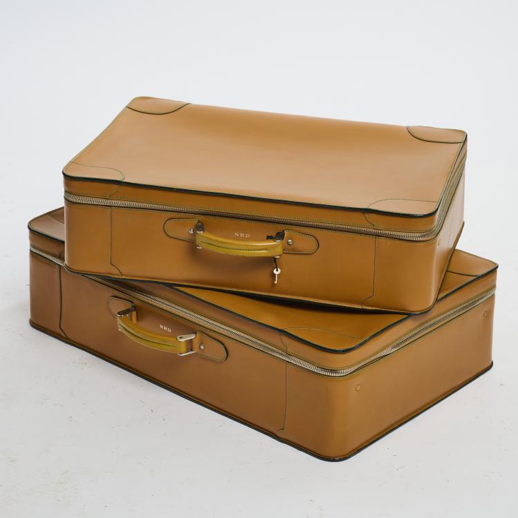 Hauptbild zu Objekt, Two suitcases, 1980s, Valextra, Mailand, 169B 369