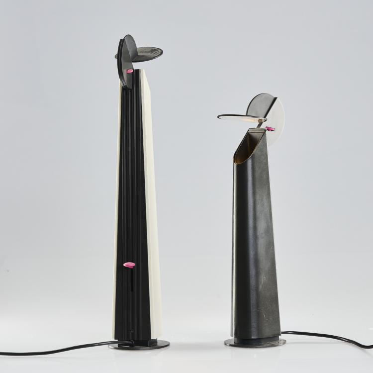 Bild 1 zu Objekt, Two 'Gibigiana' table lights, 1980, Achille Castiglioni, Flos, Mailand, 169B 352