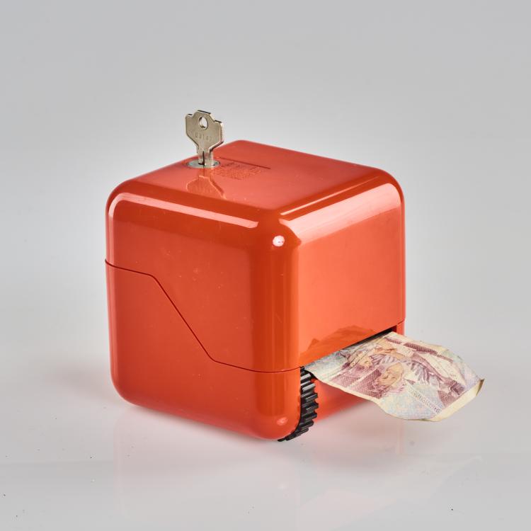 Hauptbild zu Objekt, Sparb&uuml;chse 'Banco agricola commerciale di Reggio Emilia', 1960er Jahre, Silvio Coppola, 169B 231