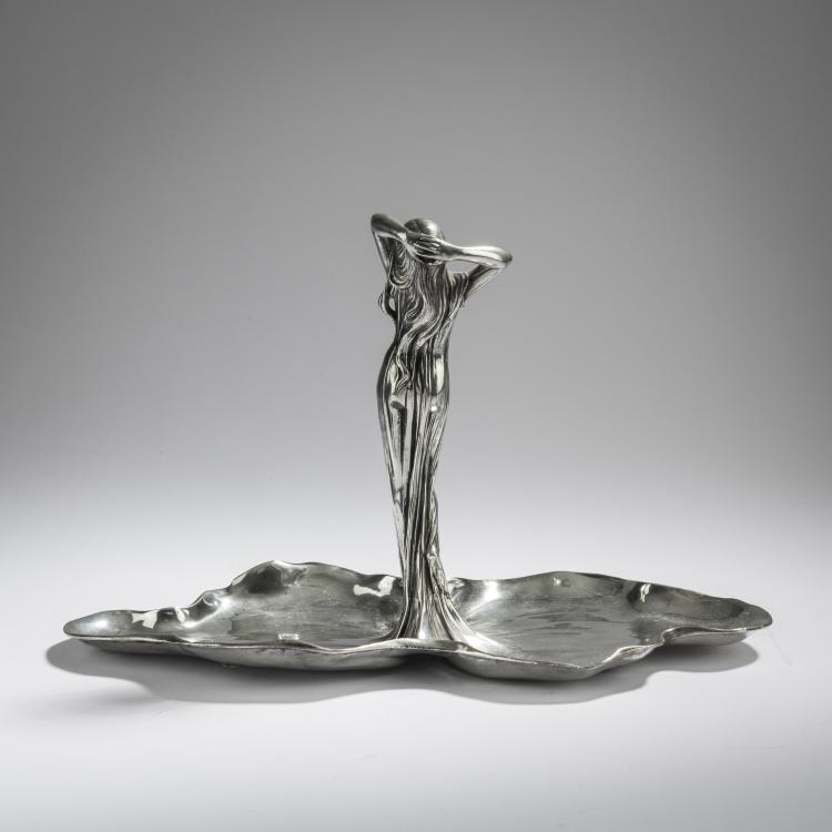 Bild 4 zu Objekt, Centerpiece with girl figure, 1903, WMF, Geislingen, 168B 409