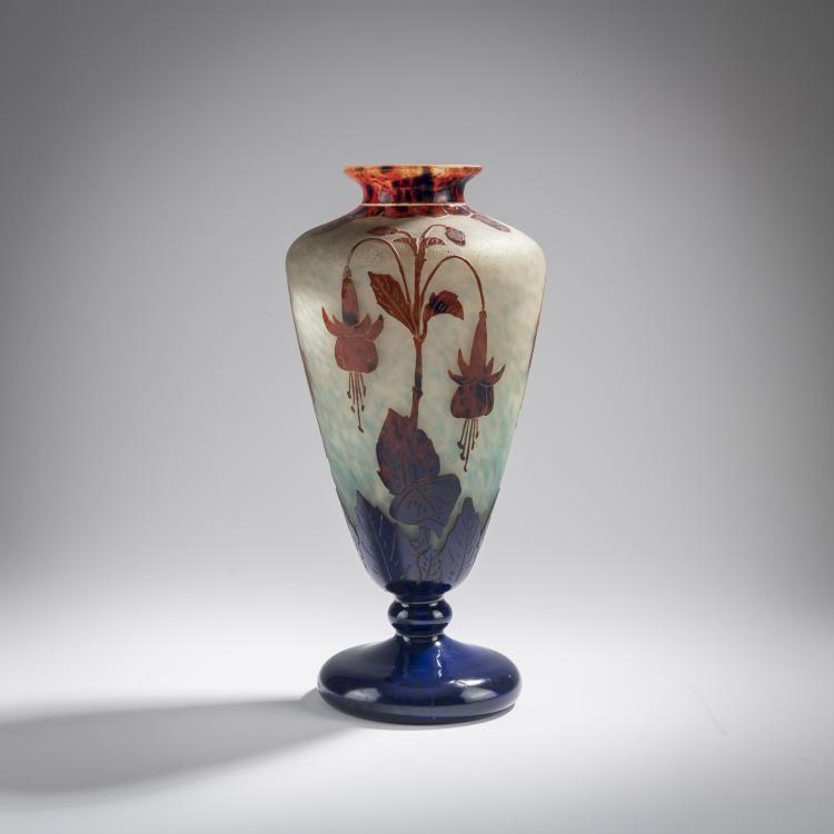 Hauptbild zu Objekt, Vase 'Fuchsias', 1924-27, Schneider, Epinay-sur-Seine, 168A 237