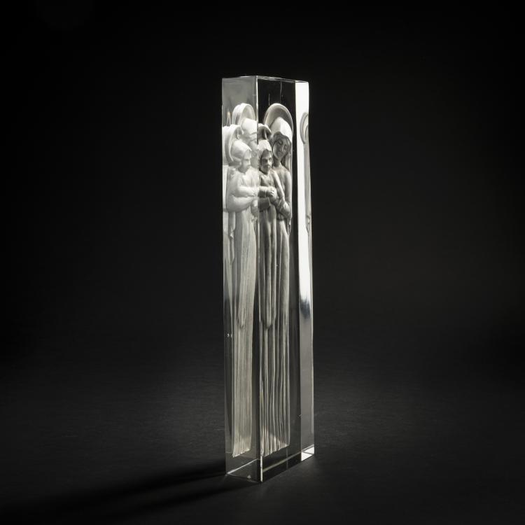 Bild 1 zu Objekt, Figure (Sujet religieux) 'Vierge &agrave; l'enfant', 1934, Ren&eacute; Lalique, Lalique, Wingen-sur-Moder, 168A 197