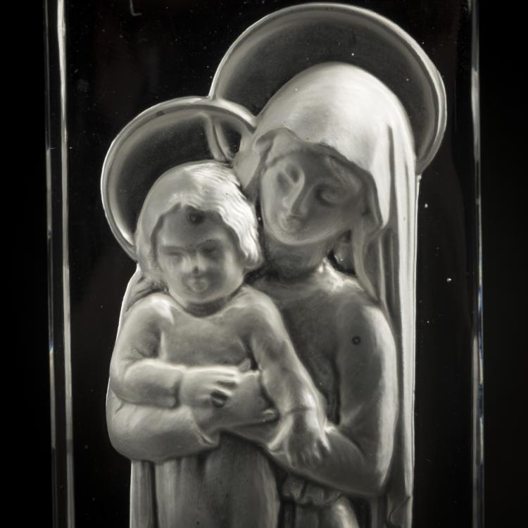 Bild 2 zu Objekt, Figure (Sujet religieux) 'Vierge &agrave; l'enfant', 1934, Ren&eacute; Lalique, Lalique, Wingen-sur-Moder, 168A 197