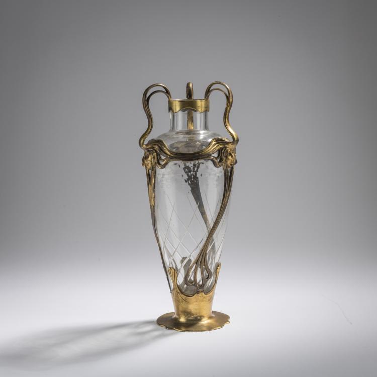 Bild 1 zu Objekt, Vase 'Girls' Heads', c. 1904, Orivit-Metallwarenfabrik, K&ouml;ln, 168B 395