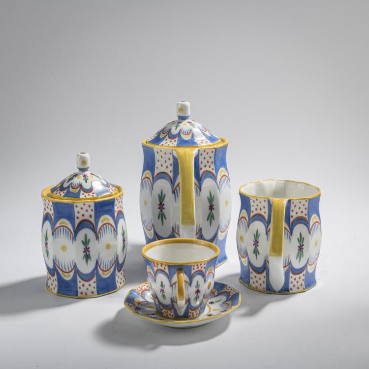 Bild 3 zu Objekt, Mocha Service, c. 1920, Schnabel & Sohn, Dessendorf (Dessn&aacute;), 168B 502