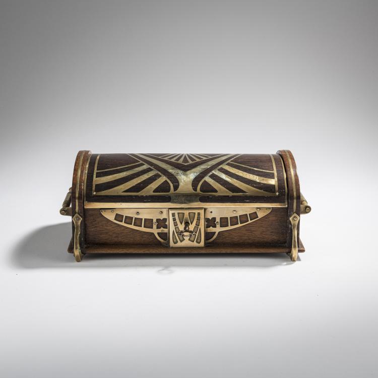 Bild 1 zu Objekt, Box, c. 1910-15, Erhard & S&ouml;hne, Schw&auml;bisch Gm&uuml;nd, 168B 383