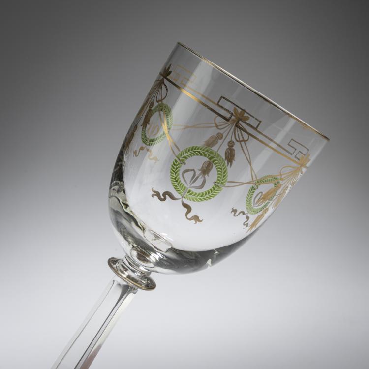 Bild 3 zu Objekt, Six wine glasses '1792', c. 1905, Theresienthal, 168A 317