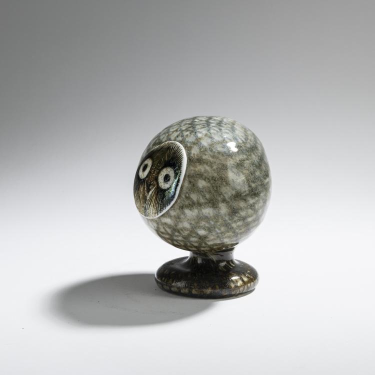 Bild 2 zu Objekt, Eule 'Helmip&ouml;ll&ouml;', 1984/85, Oiva Toikka, Nuutaj&auml;rvi, Notsj&ouml;, 169C 486