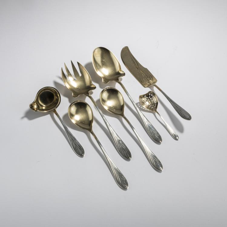 Bild 1 zu Objekt, Seven '3001' serving pieces, 1901/02, Hans Christiansen, Bruckmann & S&ouml;hne, Heilbronn, 168B 417