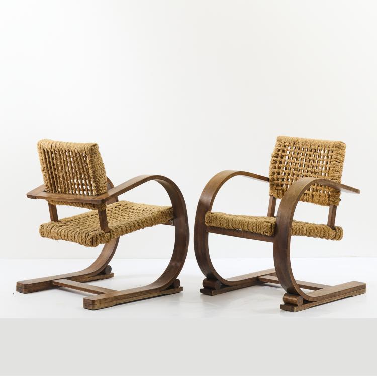 Bild 2 zu Objekt, Two armchairs, 1950s, Adrien Audoux,Frida Minet, Vibo Vesoul, Marseille, 169C 596
