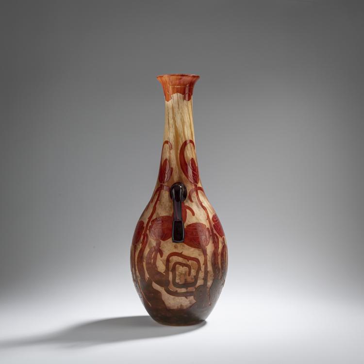 Bild 1 zu Objekt, 'Spirales' Vase, 1923-26, Schneider, Epinay-sur-Seine, 168A 235