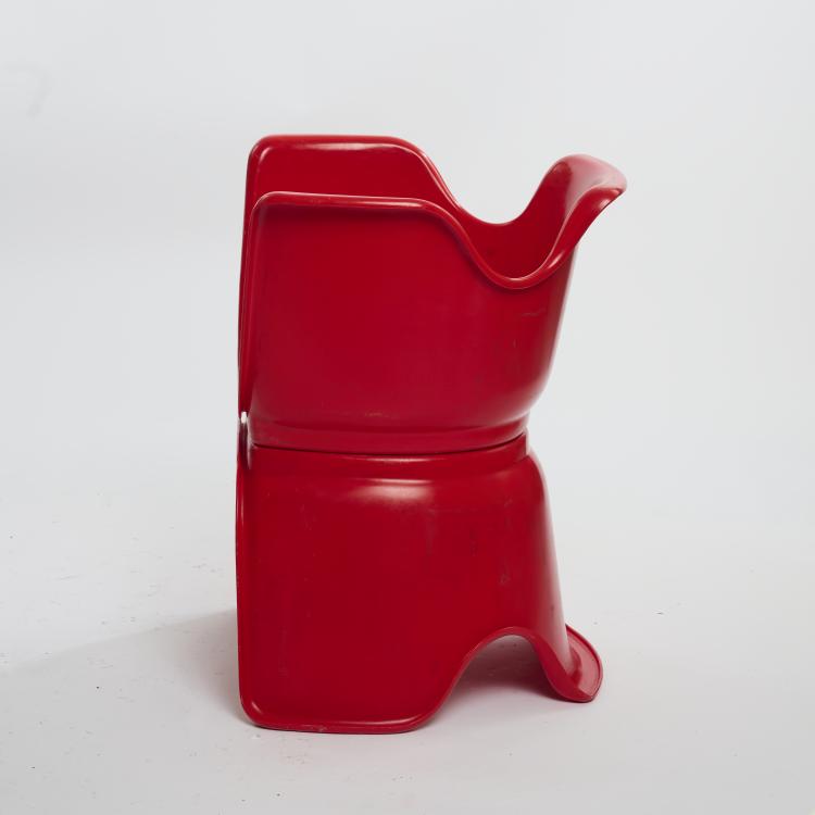 Bild 5 zu Objekt, Stuhl 'Hacca', 1960er Jahre, Alfredo Martini, Oscar Plast, Italien, 169B 271