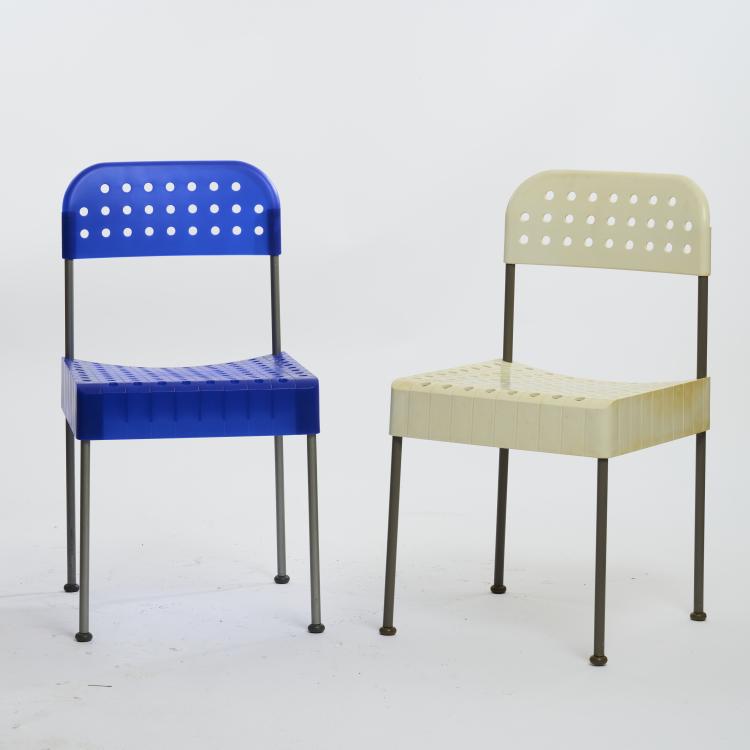 Bild 2 zu Objekt, Two 'Box' chairs, 1971, Enzo Mari, Anonima Castelli, Bologna/Driade Aleph, Mailand, 169B 299