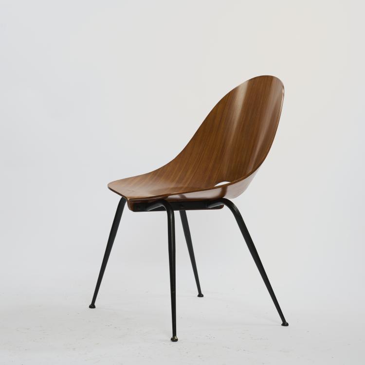 Bild 1 zu Objekt, Stuhl, 1960er Jahre, Societ&agrave; Compensati Curvati, Monza, 169B 224