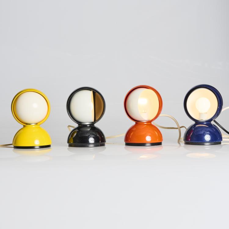 Bild 1 zu Objekt, Vier Tischleuchten 'Eclisse', 1966, Vico Magistretti, Artemide, Mailand, 169B 244