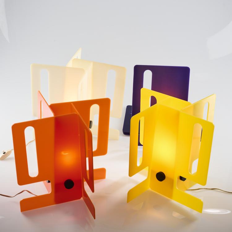 Hauptbild zu Objekt, Vier Tischleuchten 'Nove', 1980er Jahre, Italien, 169B 371