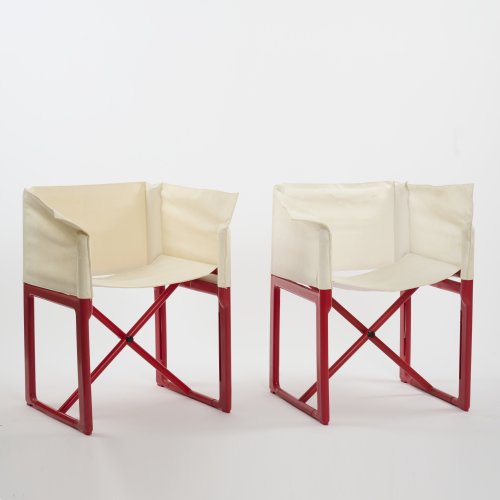 Two '4820' folding chairs, 1979