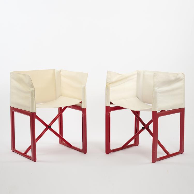 Bild 2 zu Objekt, Two '4820' folding chairs, 1979, Masayuki Matsukaze, Kartell, Noviglio, 169B 350