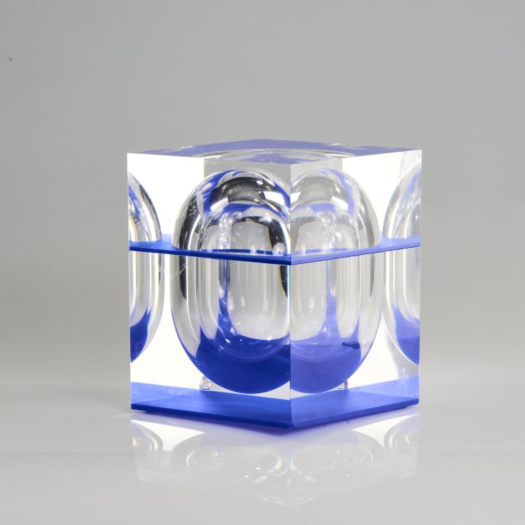 Hauptbild zu Objekt, Eisw&uuml;rfel-Box, 1970er Jahre, INGG Soldi & Scati, Mailand, 169B 294