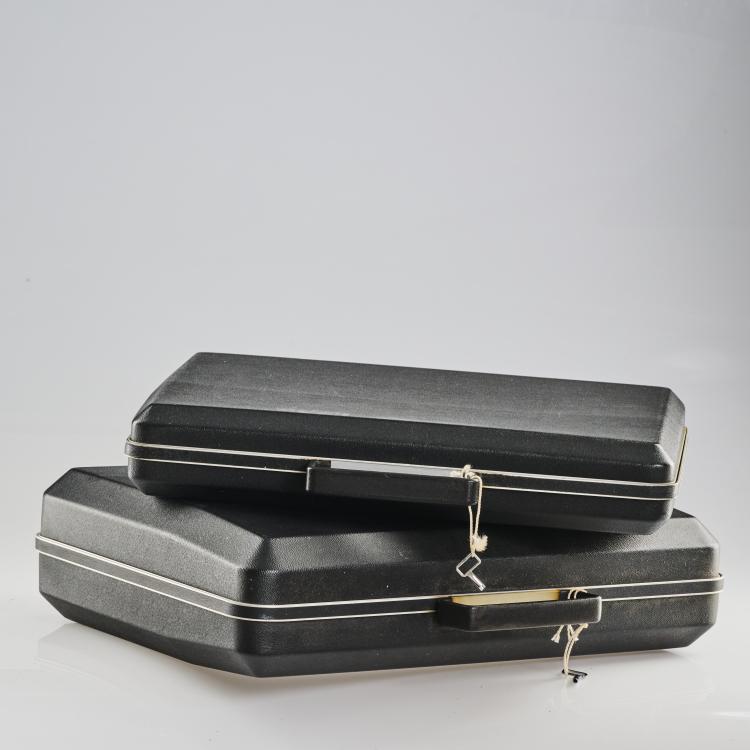 Hauptbild zu Objekt, Zwei Hartschalenkoffer 'Forma Zero', 1970er Jahre, Rodolfo Bonetto, Valextra, Mailand, 169B 298