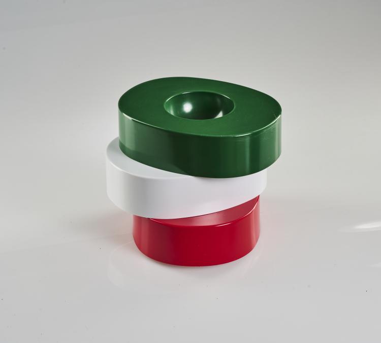 Bild 1 zu Objekt, Three 'O' ashtrays, 1968, Giorgio Soavi, Nuova Sampa f&uuml;r Olivetti, Mailand, 169B 267
