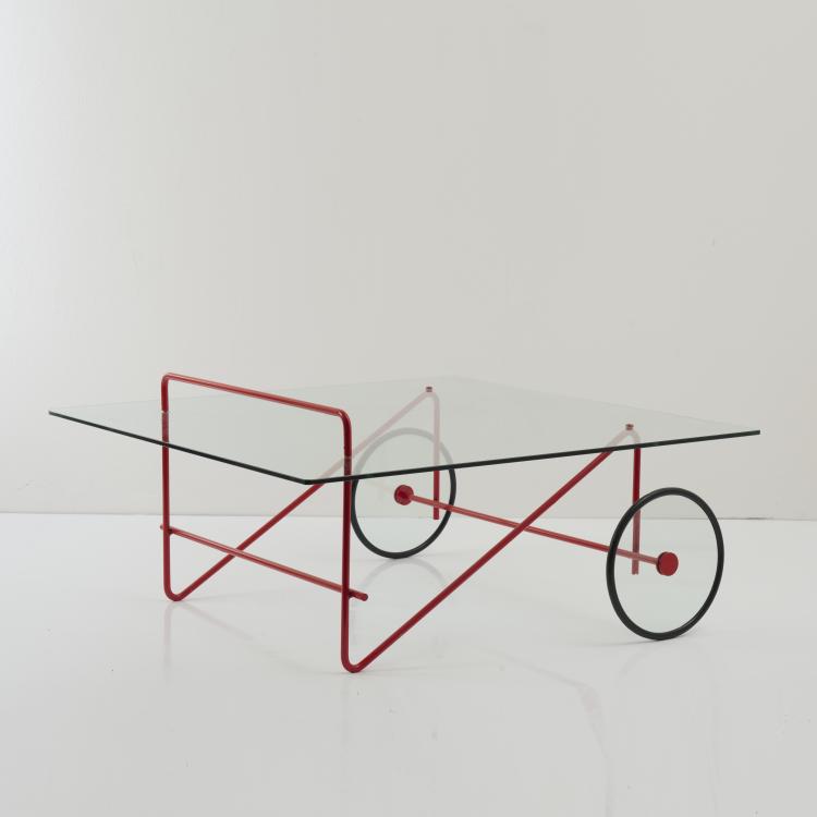 Hauptbild zu Objekt, Sofatisch, 1980er Jahre, Carlo Cebaro, Porada Arredi, Cabiate (Como), 169C 754