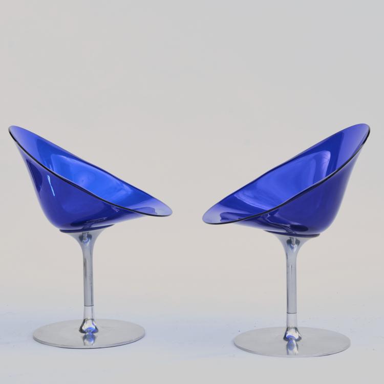 Hauptbild zu Objekt, Zwei St&uuml;hle 'Eros', 2001, Kartell, Noviglio, 169A 148