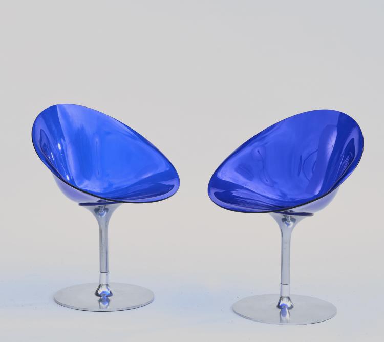 Bild 1 zu Objekt, Zwei St&uuml;hle 'Eros', 2001, Kartell, Noviglio, 169A 148