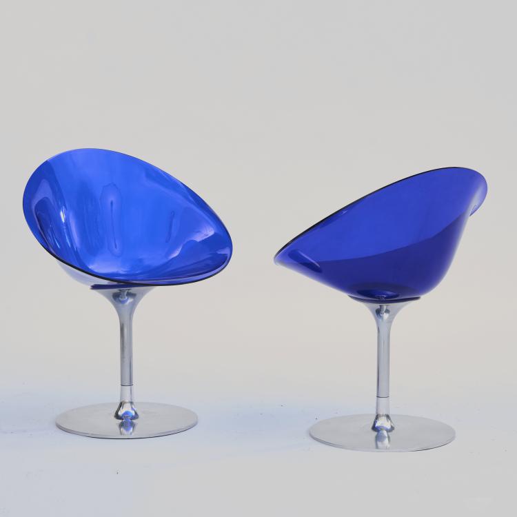 Bild 2 zu Objekt, Zwei St&uuml;hle 'Eros', 2001, Kartell, Noviglio, 169A 148