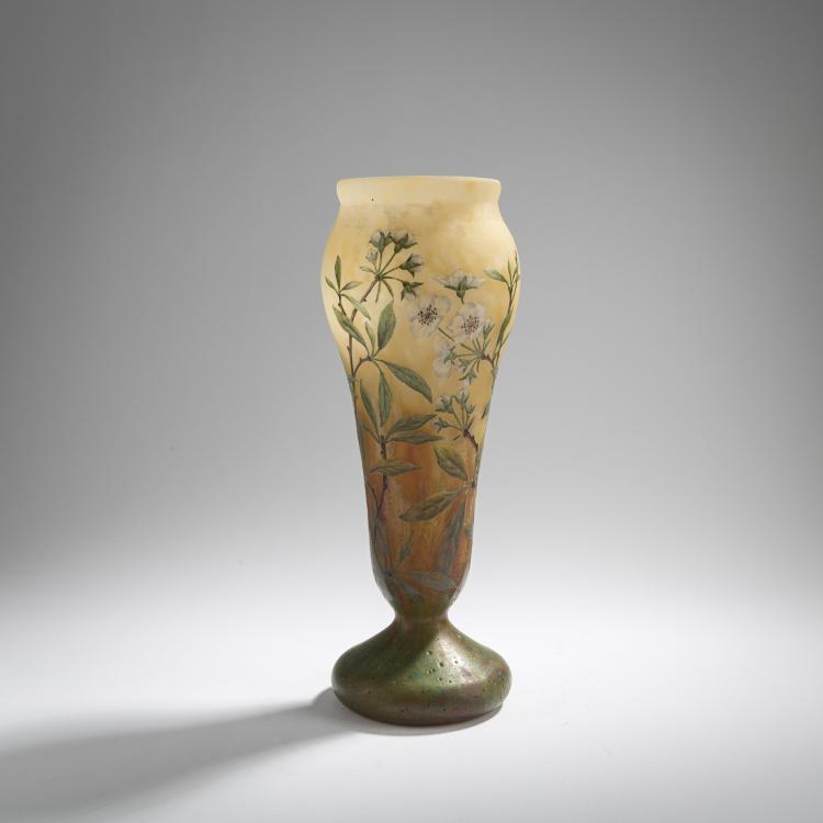 Hauptbild zu Objekt, Vase 'Pommier en fleurs', c. 1905, Henri Berg&eacute;, Daum Fr&egrave;res, Nancy, 168A 59